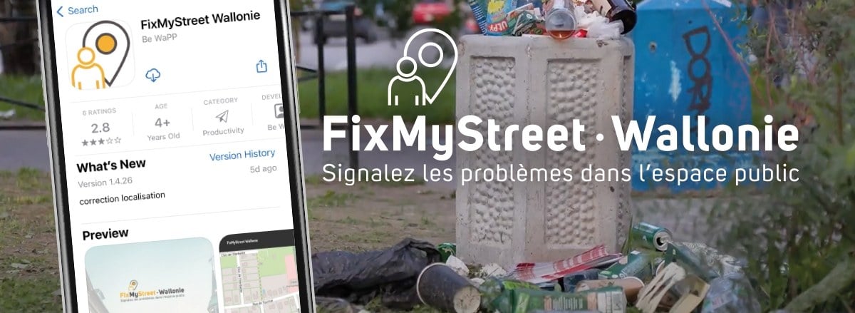 FixMyStreet arrive à Welkenraedt !