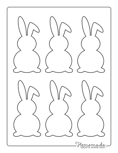 Modèle 1 gabarit lapin