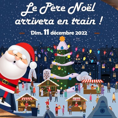 Le Père Noël arrivera en train le dimanche 11 décembre !