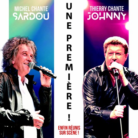 MICHEL CHANTE SARDOU & THIERRY CHANTE JOHNNY Illustration de l'actualité - cliquer pour agrandir