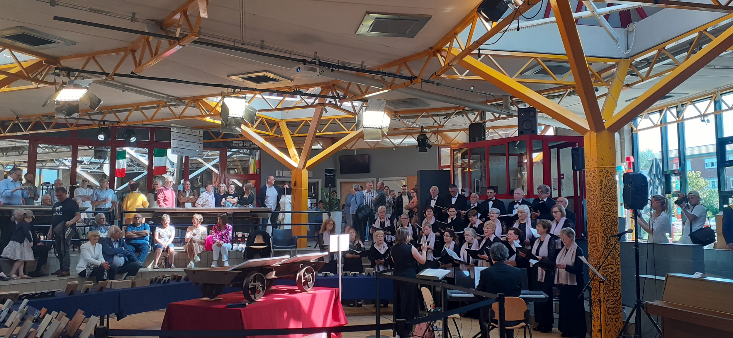 Inauguration du musée éphémère de la céramique nationale de Welkenraedt